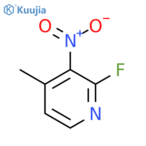 2-Fluoro-3-nitro-4-picoline structure