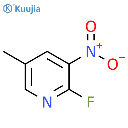 2-Fluoro-5-methyl-3-nitropyridine structure