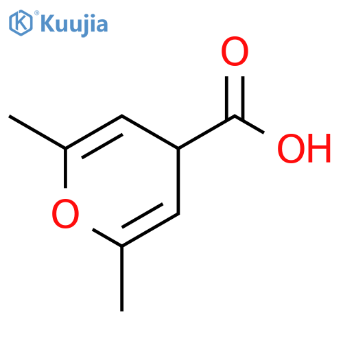 2,6-dimethyl-4H-pyran-4-carboxylic acid structure