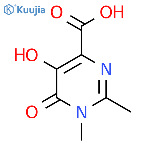 5-Hydroxy-1,2-dimethyl-6-oxo-1,6-dihydropyrimidine-4-carboxylic acid structure