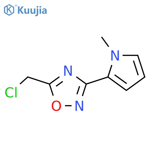 5-(Chloromethyl)-3-(1-methyl-1h-pyrrol-2-yl)-1,2,4-oxadiazole structure