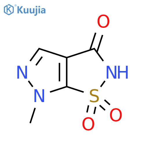 6-methyl-2H,3H,6H-1lambda6-pyrazolo4,3-d1,2thiazole-1,1,3-trione structure