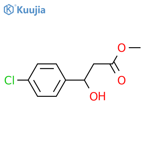 methyl 3-(4-chlorophenyl)-3-hydroxypropanoate structure
