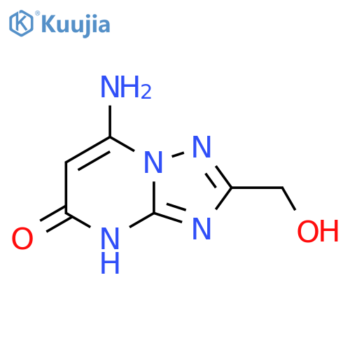 7-Amino-2-(hydroxymethyl)[1,2,4]triazolo[1,5-a]pyrimidin-5(4H)-one structure
