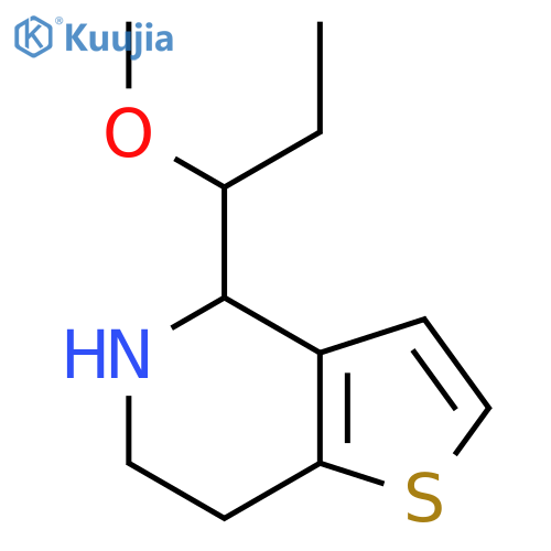 4-(1-methoxypropyl)-4H,5H,6H,7H-thieno3,2-cpyridine structure