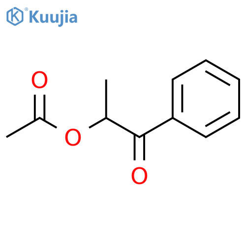 1-Propanone, 2-(acetyloxy)-1-phenyl- structure