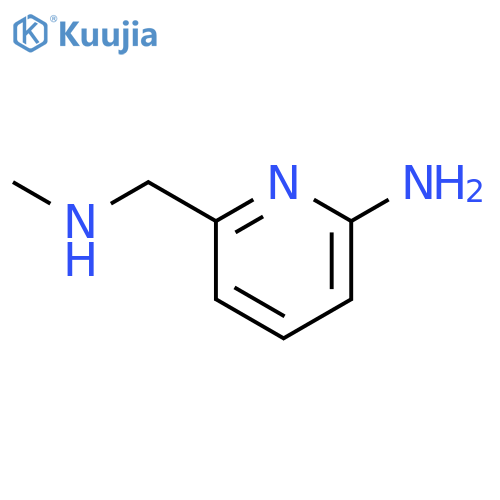 6-(methylamino)methylpyridin-2-amine structure