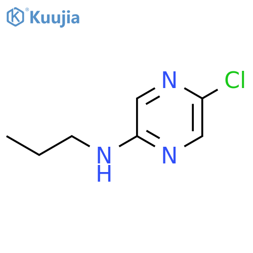 5-chloro-N-propylpyrazin-2-amine structure