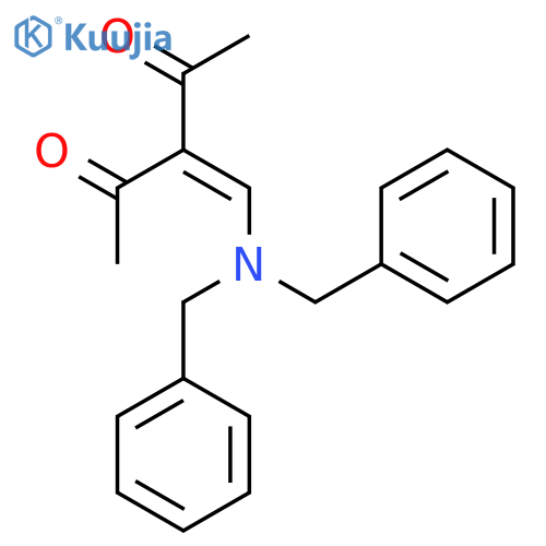 2,4-Pentanedione, 3-[[bis(phenylmethyl)amino]methylene]- structure
