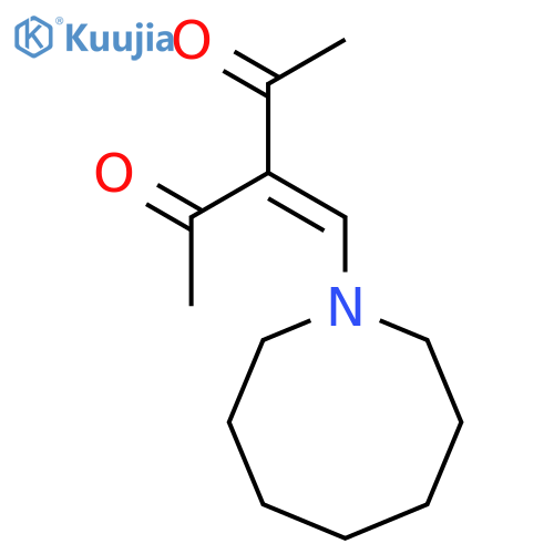 2,4-PENTANEDIONE, 3-[(HEXAHYDRO-1(2H)-AZOCINYL)METHYLENE]- structure