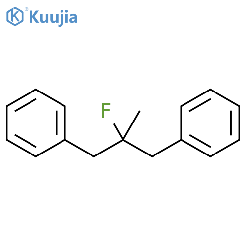benzene, 1,1'-(2-fluoro-2-methyl-1,3-propanediyl)bis- structure