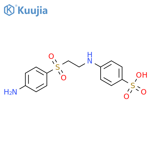 Benzenesulfonic acid, 4-[[(4-aminophenyl)sulfonyl]ethylamino]- structure