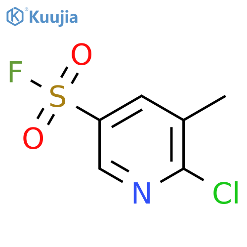 6-chloro-5-methylpyridine-3-sulfonyl fluoride structure