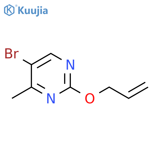 5-Bromo-4-methyl-2-(prop-2-en-1-yloxy)pyrimidine structure