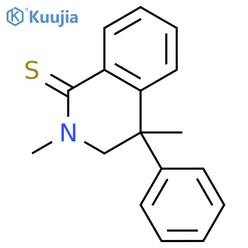 1(2H)-Isoquinolinethione, 3,4-dihydro-2,4-dimethyl-4-phenyl- structure