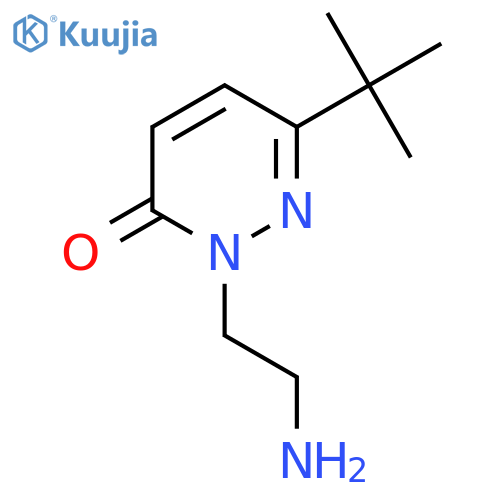 2-(2-Aminoethyl)-6-(tert-butyl)pyridazin-3(2H)-one structure