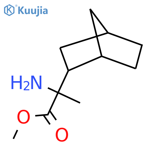 Methyl 2-amino-2-(2-bicyclo[2.2.1]heptanyl)propanoate structure
