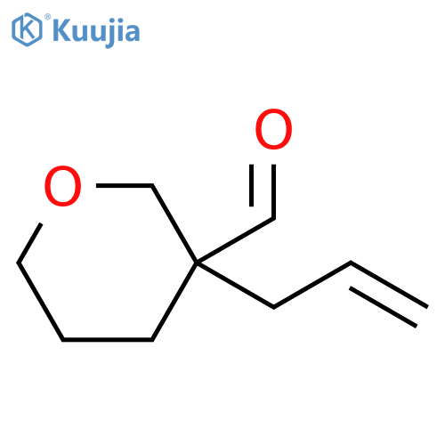 2H-Pyran-3-carboxaldehyde, tetrahydro-3-(2-propen-1-yl)- structure