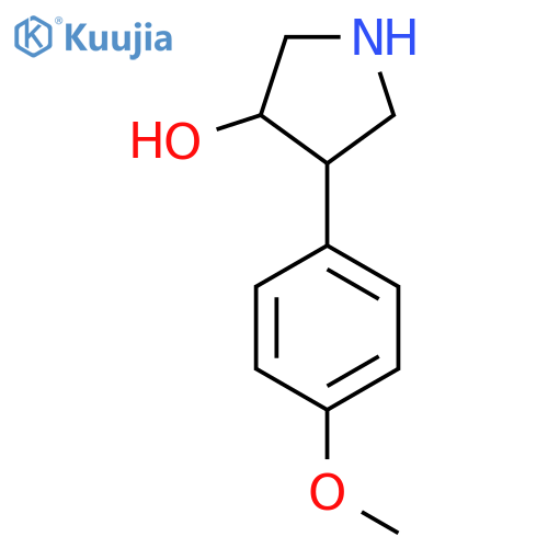 4-(4-Methoxyphenyl)pyrrolidin-3-ol structure