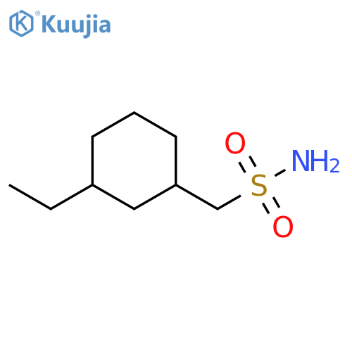 Cyclohexanemethanesulfonamide, 3-ethyl- structure