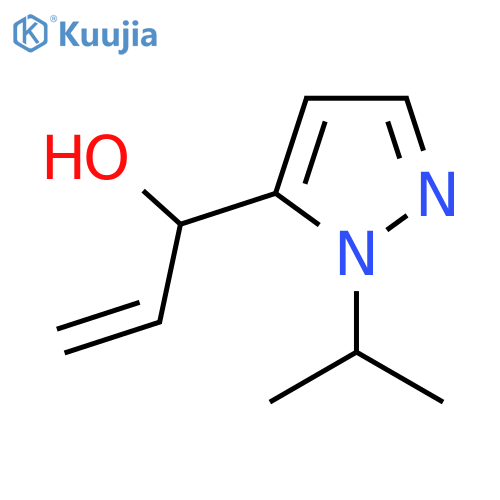 1-1-(propan-2-yl)-1H-pyrazol-5-ylprop-2-en-1-ol structure