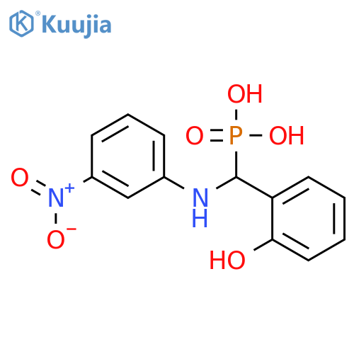 Phosphonic acid, [(2-hydroxyphenyl)[(3-nitrophenyl)amino]methyl]- structure