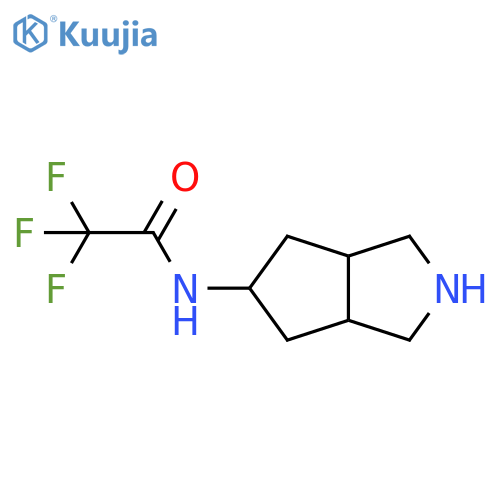 2,2,2-trifluoro-N-{octahydrocyclopentacpyrrol-5-yl}acetamide structure
