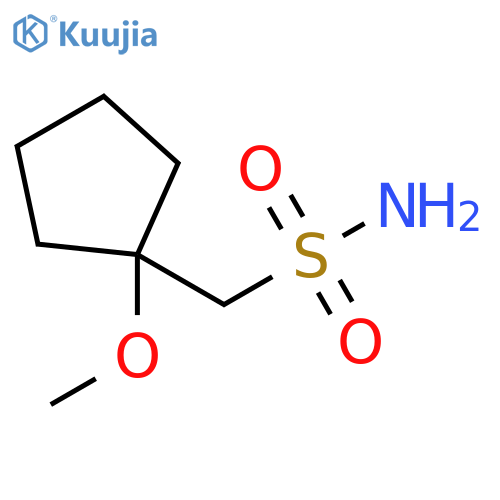 Cyclopentanemethanesulfonamide, 1-methoxy- structure