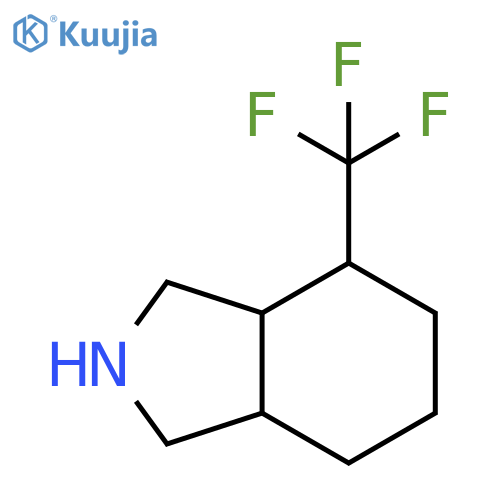 1H-Isoindole, octahydro-4-(trifluoromethyl)- structure