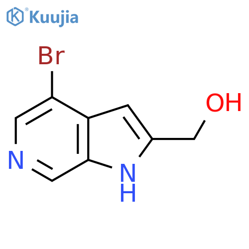 (4-Bromo-1H-pyrrolo[2,3-c]pyridin-2-yl)methanol structure