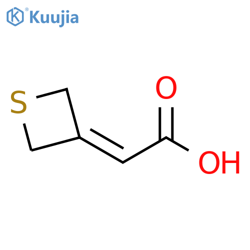 2-(thietan-3-ylidene)acetic acid structure