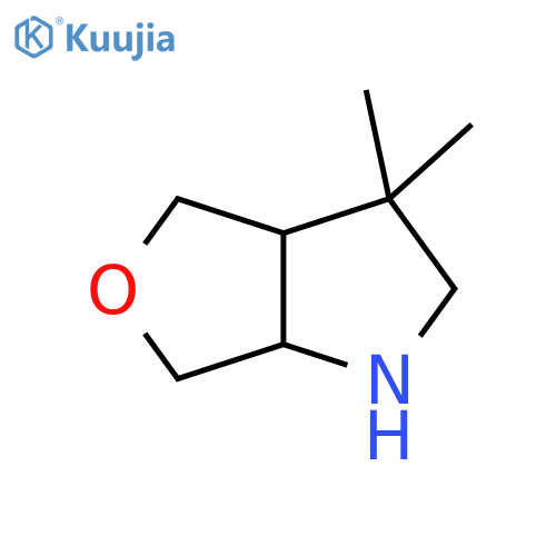 3,3-dimethyl-hexahydro-1H-furo3,4-bpyrrole structure