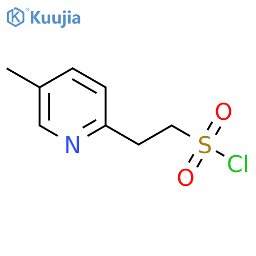 2-(5-methylpyridin-2-yl)ethane-1-sulfonyl chloride structure