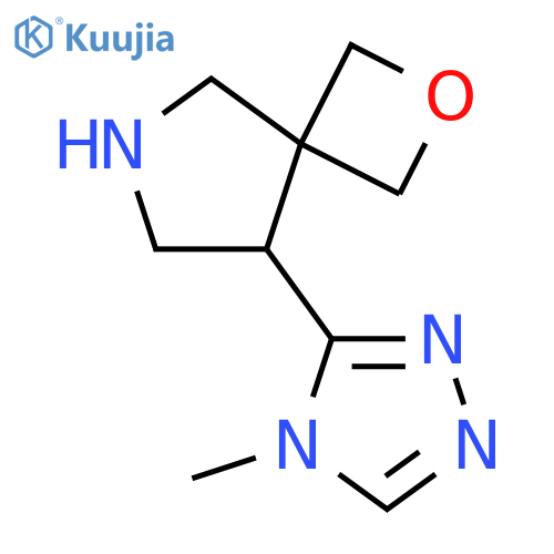 8-(4-methyl-4H-1,2,4-triazol-3-yl)-2-oxa-6-azaspiro3.4octane structure