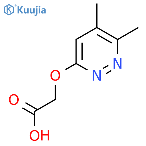 2-((5,6-Dimethylpyridazin-3-yl)oxy)acetic acid structure