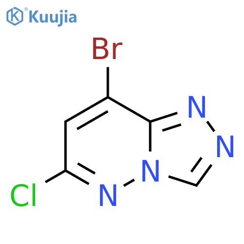 8-bromo-6-chloro-1,2,4triazolo4,3-bpyridazine structure