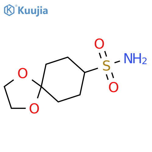 1,4-dioxaspiro4.5decane-8-sulfonamide structure
