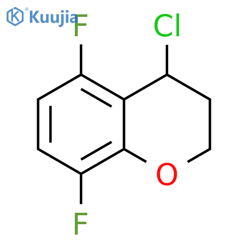 4-chloro-5,8-difluoro-3,4-dihydro-2H-1-benzopyran structure