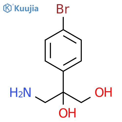 1,2-Propanediol, 3-amino-2-(4-bromophenyl)- structure