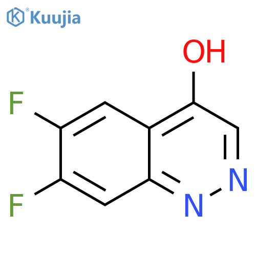 6,7-difluoro-1,4-dihydrocinnolin-4-one structure