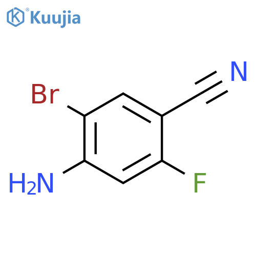 2-Bromo-5-fluoro-4-cyanoaniline structure
