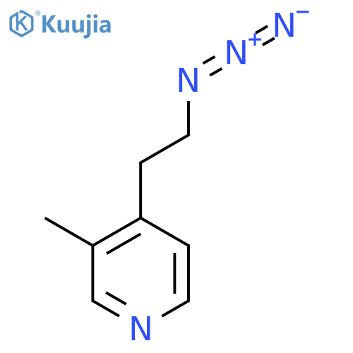 4-(2-azidoethyl)-3-methylpyridine structure