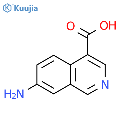 7-Aminoisoquinoline-4-carboxylic acid structure