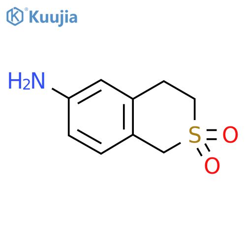 6-amino-3,4-dihydro-1H-2lambda6-benzothiopyran-2,2-dione structure