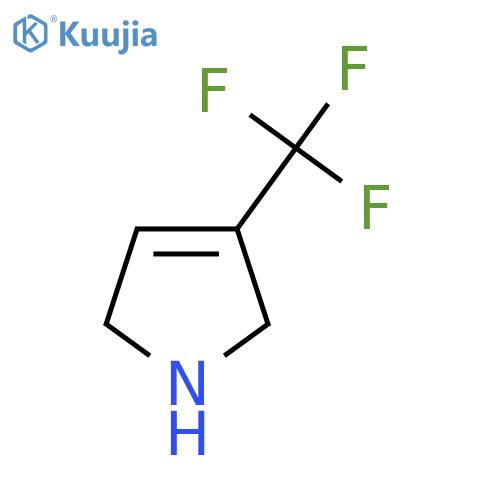 3-(trifluoromethyl)-2,5-dihydro-1H-pyrrole structure