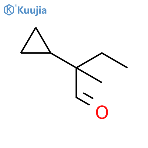 2-cyclopropyl-2-methylbutanal structure