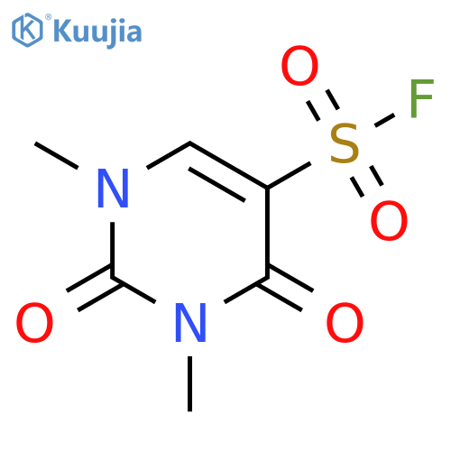 1,3-dimethyl-2,4-dioxo-1,2,3,4-tetrahydropyrimidine-5-sulfonyl fluoride structure