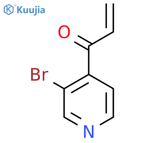 1-(3-bromopyridin-4-yl)prop-2-en-1-one structure