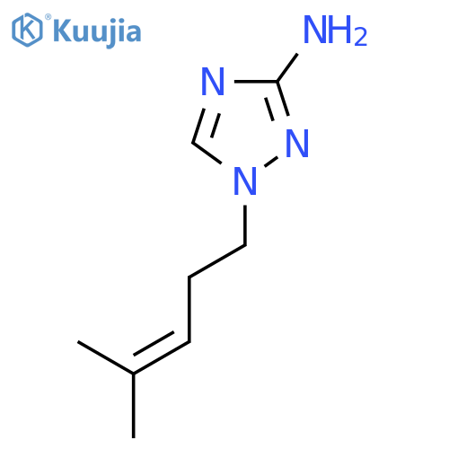 1-(4-Methylpent-3-en-1-yl)-1H-1,2,4-triazol-3-amine structure