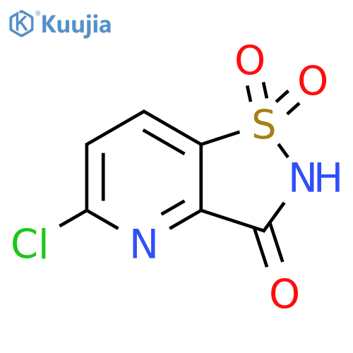 5-chloro-2H,3H-1lambda6-1,2thiazolo4,5-bpyridine-1,1,3-trione structure